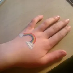 Photo of a similar item: Partywind Glow-in-the-Dark Halloween Tattoos for Kids, 204 Sheets