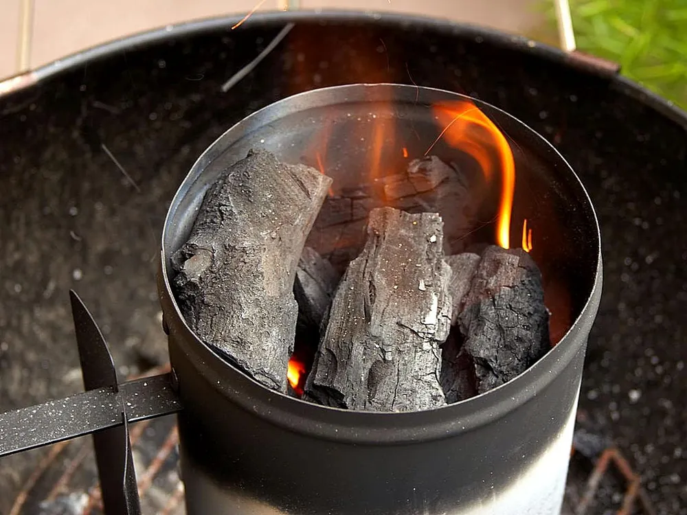 Photo of a similar item: Weber Rapidfire Chimney Starter