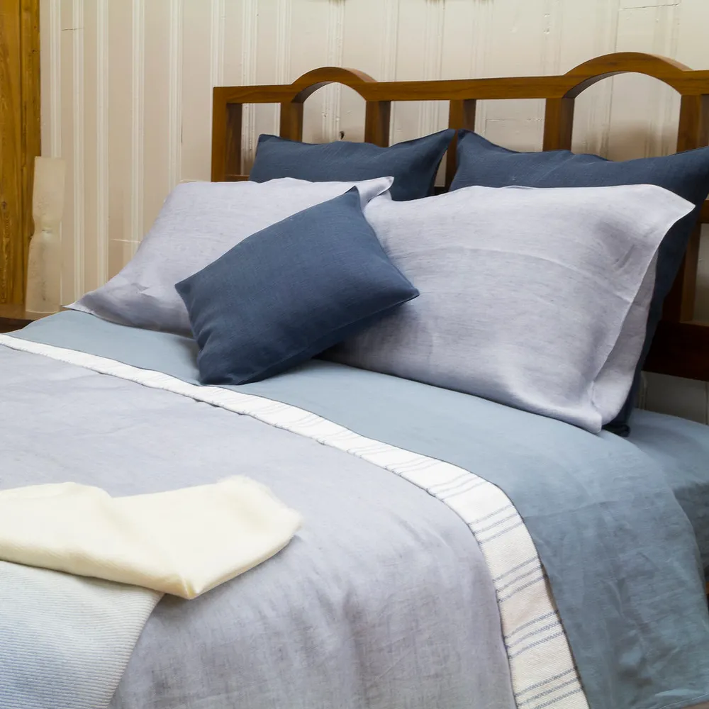 Photo of a similar item: Simple&Opulence 100% Linen Sheet Set, Queen, Natural