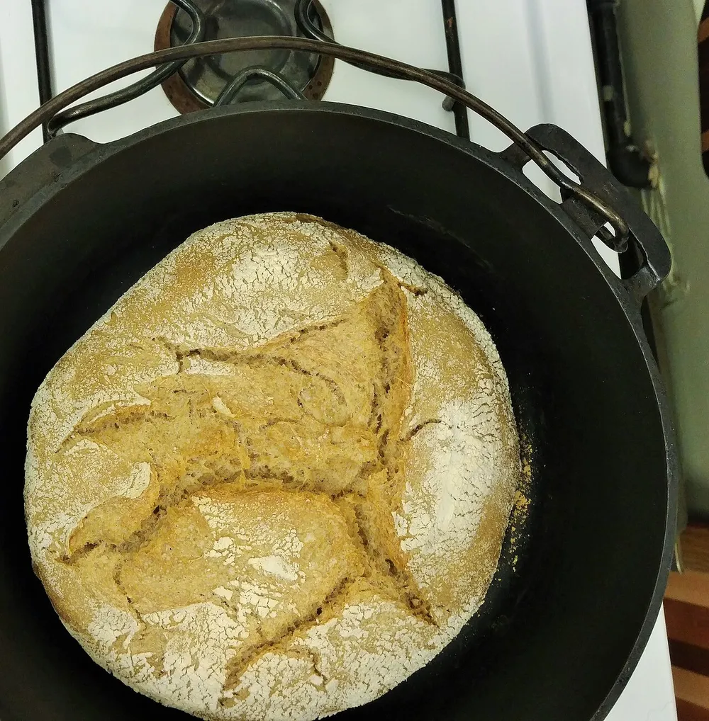 Photo of a similar item: Lodge Cast Iron Combo Cooker, 3.2 Quart
