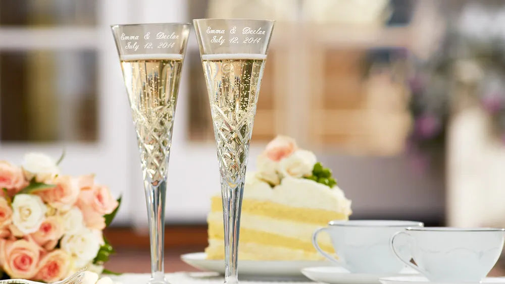 Photo of a similar item: Marquis by Waterford Moments Champagne Flutes, 7 oz, Set of 4